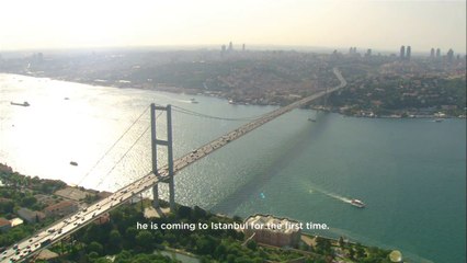 Stephen Wiltshire Palladium Tower Çizimi için İstanbul'da