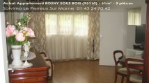 A vendre - appartement - ROSNY SOUS BOIS (93110) - 3 pièces - 61m²