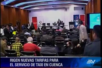 Definen nuevas tarifas de taxi en Cuenca