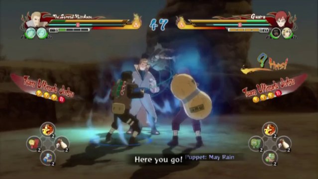 Gaara VS Second Mizukage In A Naruto Shippuden Ultimate Ninja Storm Revolution Match / Battle / Fight