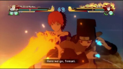 Second Mizukage VS Gaara In A Naruto Shippuden Ultimate Ninja Storm Revolution Match / Battle / Fight