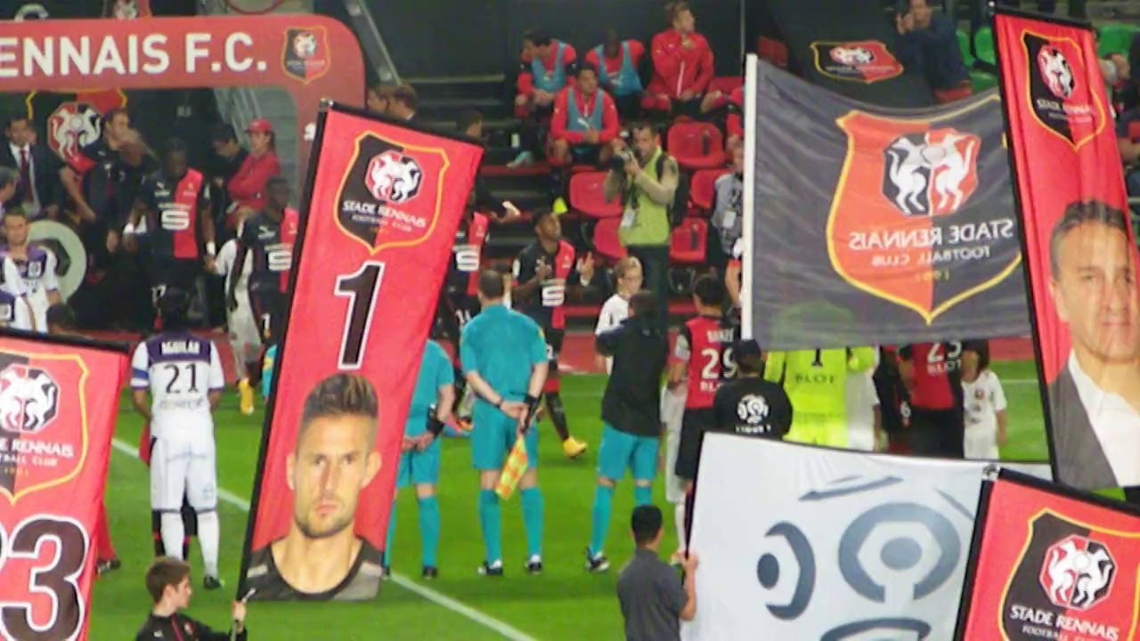 23/09/14 : SRFC-TFC : entrée des équipes