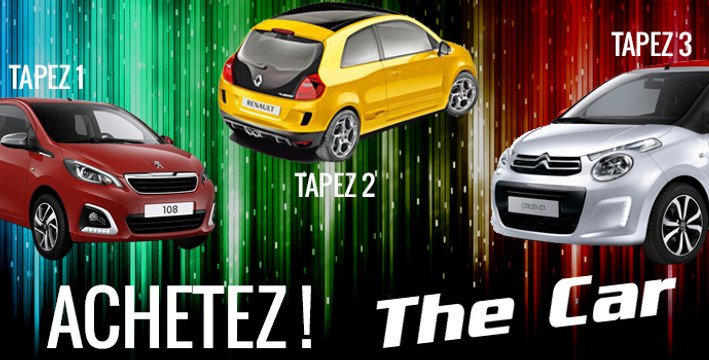 #Match des citadines françaises : Twingo III, Citroën C1, Peugeot 108