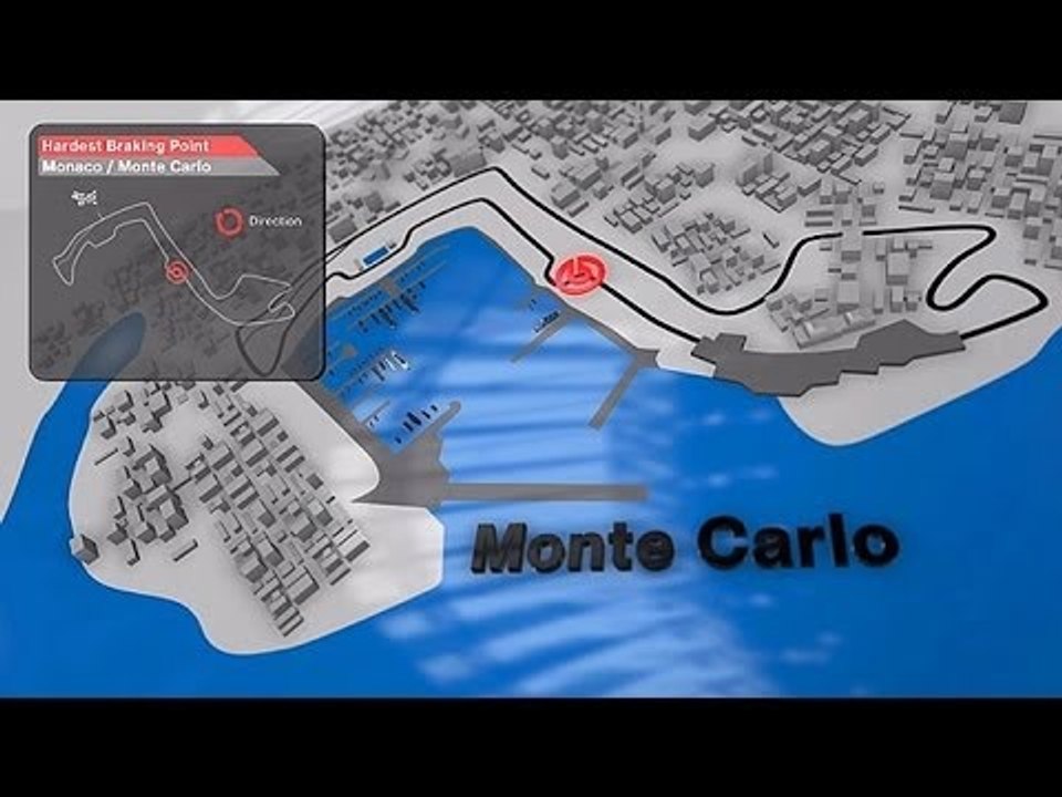 Formel 1 in Monaco: Die Fakten in 3D Animation