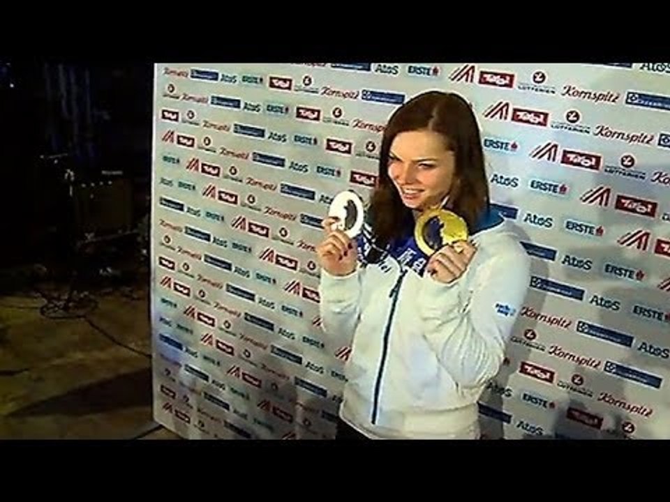 Silber in Sotschi (Anna Fenninger sammelt Edelmetall)