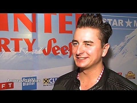 Volks Rock´n Roller ist Biker (Andreas Gabalier bei der Winterparty)
