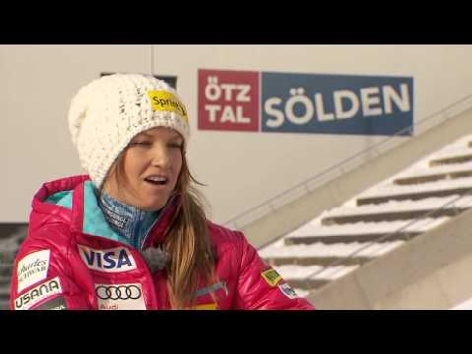 Julia Mancuso Interview - FIS Ski-Weltcup Sölden (engl. Version)