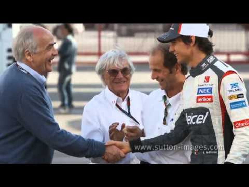 Esteban Gutierrez in: Formel 1, Formula 1 - Backstage (12)  Renntag Analyse Barcelona