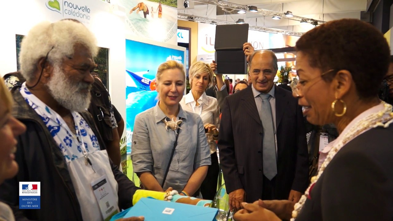 George Pau-Langevin au salon IFTM Top Résa - Le...