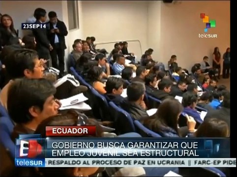 Ecuador con la tasa de desempleo juvenil más baja de AL y el Caribe