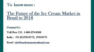The Future of the Ice Cream Market