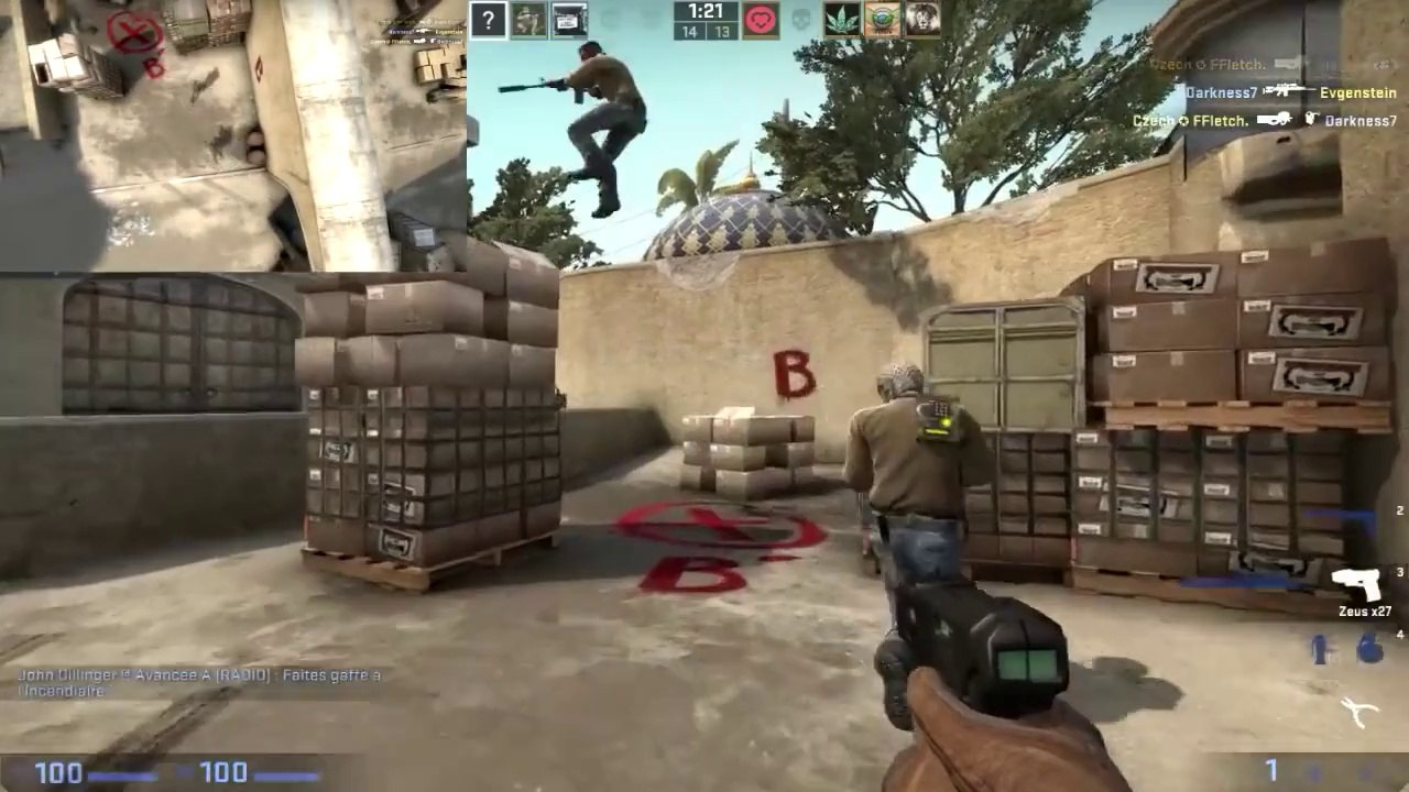 Counter strike best player : amazing ninja defuse action !