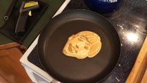Beatles fan cooking Beatles Pancakes!