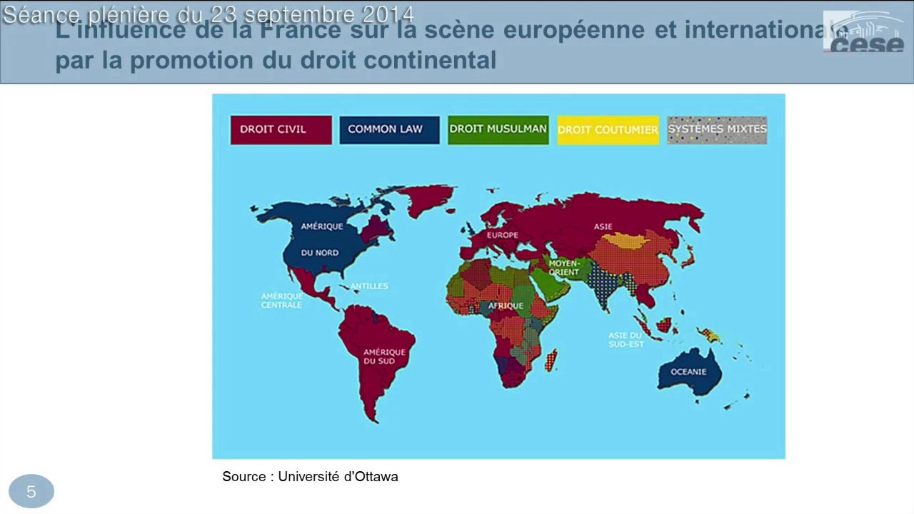 Séance plénière du 23-09-2014 : "La promotion du droit continental" et "l'apport économique des politiques de diversité à la performance de l’entreprise" - cese