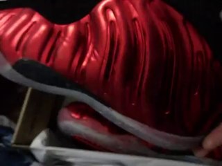 2014 Replica Air Foamposite one red color cheap sale