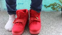 Flawless Super Perfect Air Yeezy 2 Red October On Feet HD Video