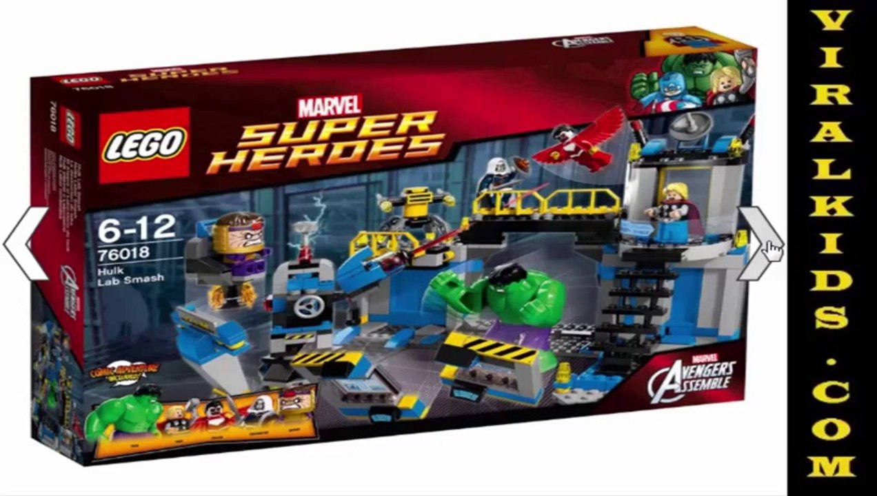LEGO Superheroes - The Hulk Lab Smash 76018 - Toys Review