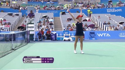 Wuhan - Cornet élimine Flipkens au forceps