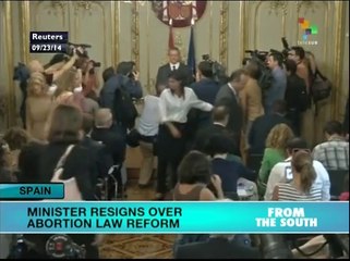 Spanish Justice Minister resigns in abortion dispute