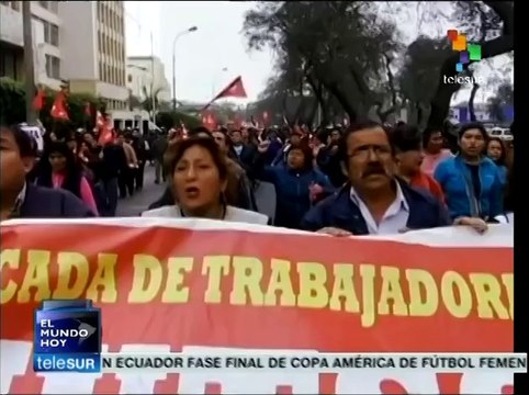 Perú: desde 2011 han sido despedidos 300 dirigentes sindicales