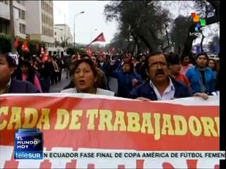 Perú: desde 2011 han sido despedidos 300 dirigentes sindicales