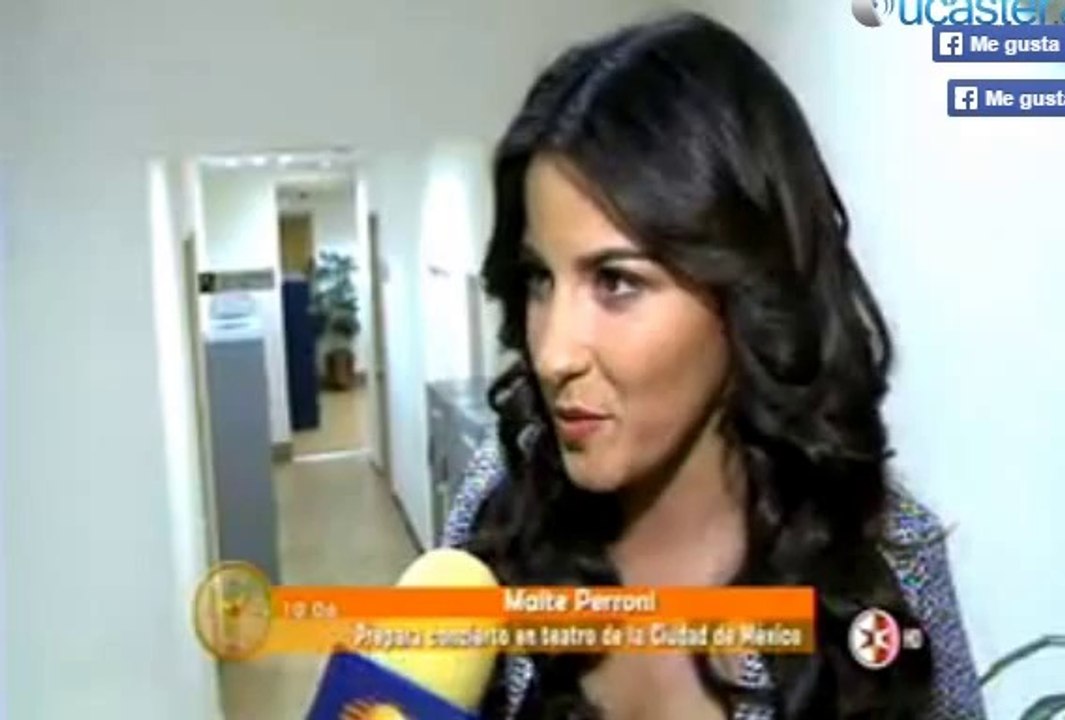 Maite Perroni prepara concierto en Teatro Metropolitan