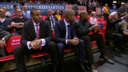 ASVEL Lyon President Tony Parker supports team