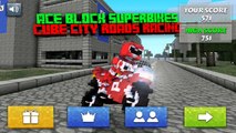 Ace Block Superbikes Cube City Roads Racing Android HD Gameplay