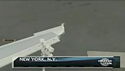 Air France clips plane at JFK