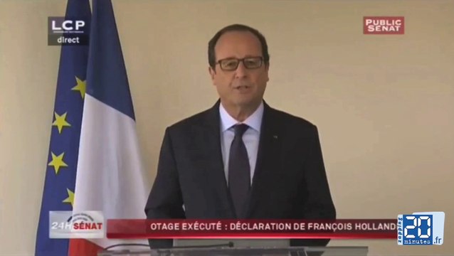 «Hervé Gourdel est mort parce qu'il était français» François Hollande