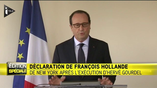 François Hollande : la France ne cédera jamais au terrorisme