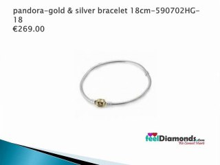 Pandora Gold And Silver bracelets Feeldiamonds