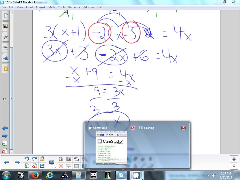 4.5 Equations with Fractions 9-24-14
