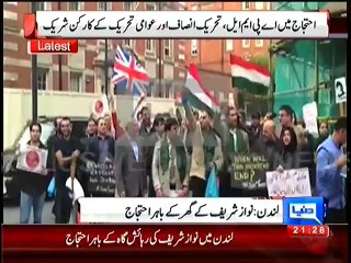 'Go Nawaz go' demonstrations welcome PM in London