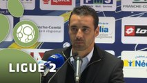 Conférence de presse FC Sochaux-Montbéliard - Stade Brestois 29 (0-0) : Olivier ECHOUAFNI (FCSM) - Alex  DUPONT (SB29) - 2014/2015