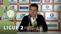 Conférence de presse US Orléans - GFC Ajaccio (0-1) : Olivier FRAPOLLI (USO) - Thierry LAUREY (GFCA) - 2014/2015