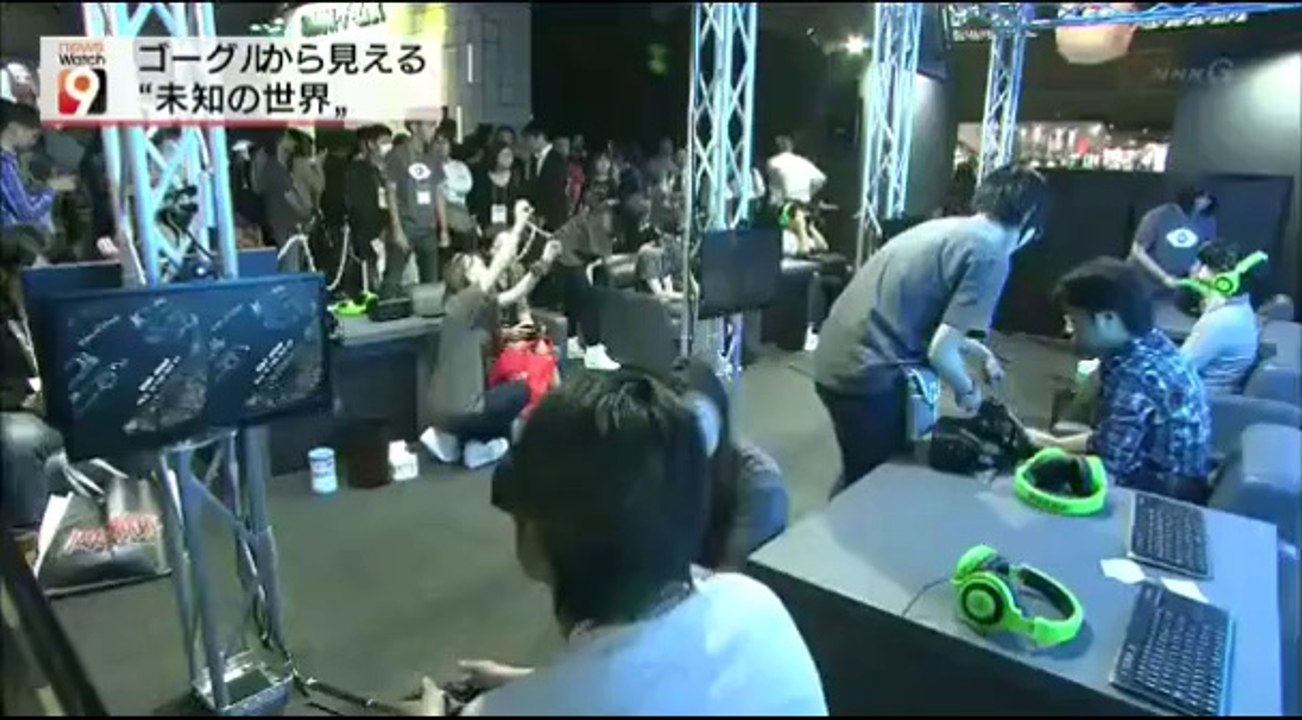 14 09 18 AK NW9　東京ゲームショウ　VR　ゴーグル　オキュラス・リフト　仮想空間
