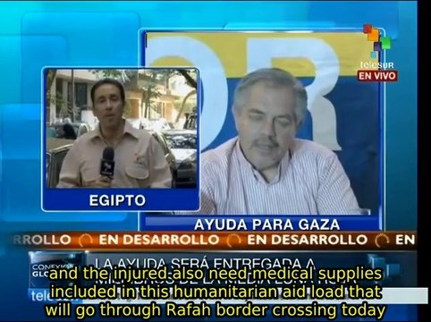 Palestine: Ecuadoran humanitarian aid to arrive in Gaza today