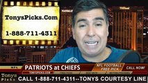 New England Patriots vs. Kansas City Chiefs Free Pick Prediction Pro Football Point Spread Odds Betting Preview 9-29-2014