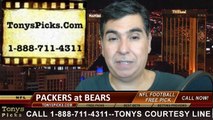 Chicago Bears vs. Green Bay Packers Free Pick Prediction Pro Football Point Spread Odds Betting Preview 9-28-2014