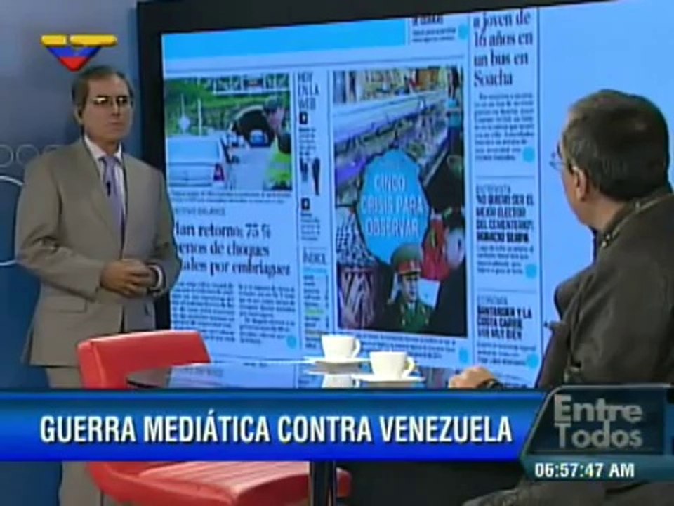 (Vídeo) Entre Todos con Luis Guillermo García del 24.09.2014 (4/6)