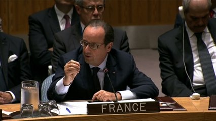 Intervention au Conseil de sécurité