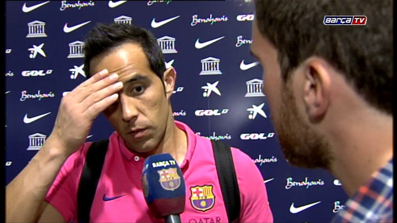 Claudio Bravo: "El Málaga se ha plantado muy bien"
