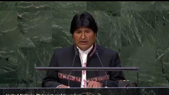 Morales pide erradicar el colonialismo financiero