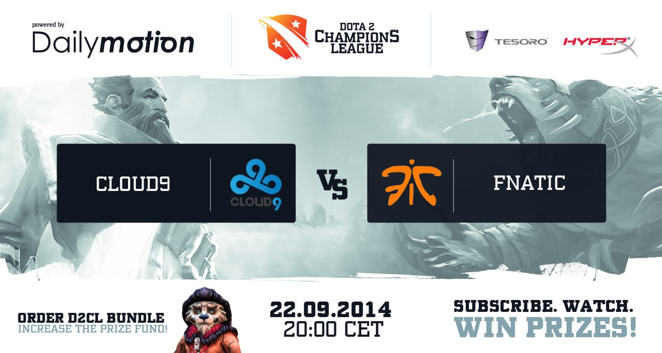 Fnatic vs Cloud 9 Game 2 - Dota 2 Champions League @TobiWanDOTA & Bulba