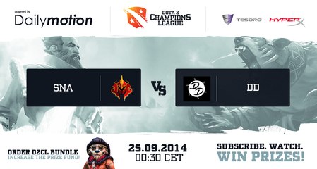 DD vs SNA Game 2 - Dota 2 Champions League @TobiWanDOTA