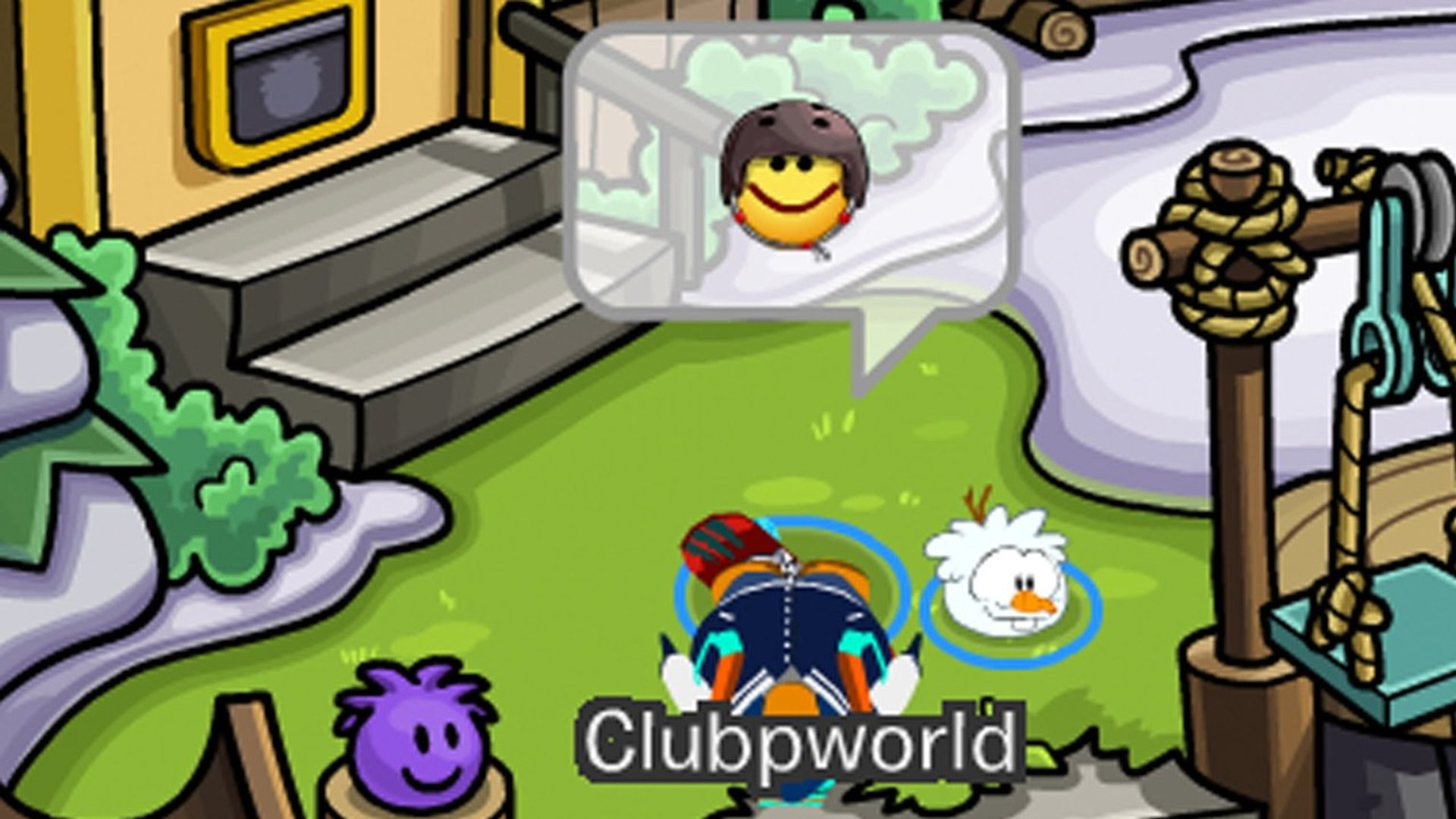 ⁣Club Penguin: Upside Down Penguin Glitch