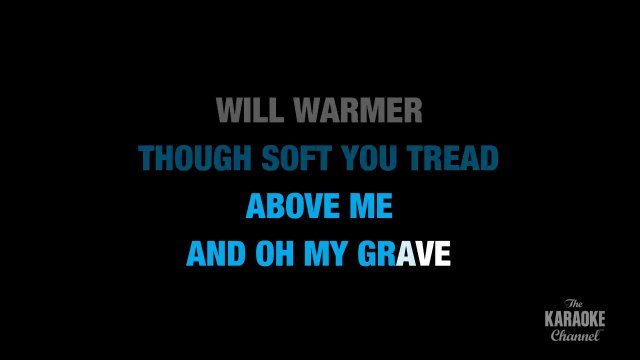 Danny Boy in the Style of _Traditional_ with lyrics (no lead vocal) karaoke video