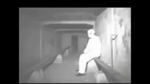 Ghost Filmed in Dark Tunnel