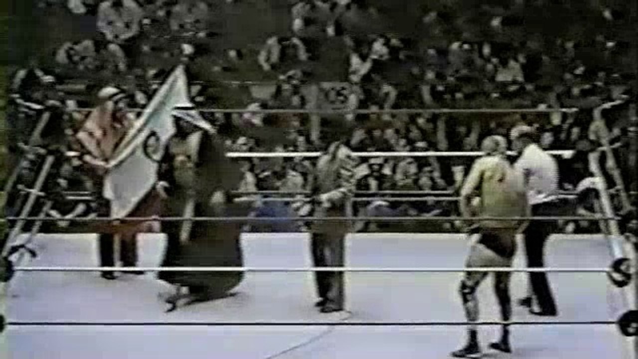 IRON SHEIK vs BOB BACKLUND 11/24/83 PHILADELPHIA SPECTRUM video